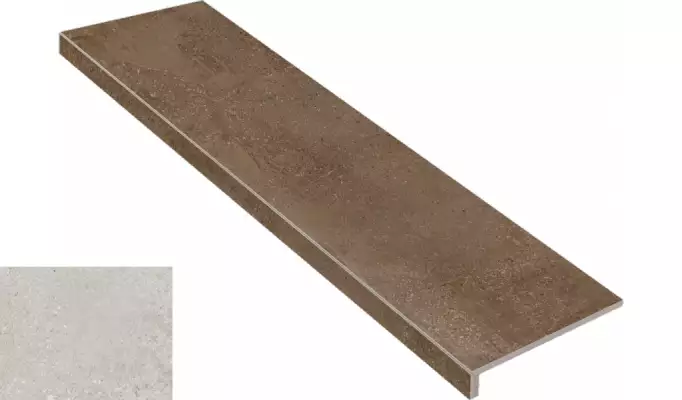Ступень Lux Перла Светло-серый MR 1200x320