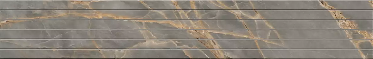 Фальшмозаика IN01 Intense Grey Trail полированный 19x120