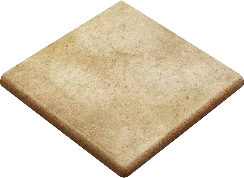 ная плитка Ступень угловая Rounded Stair-tread Corner Beige 33*33